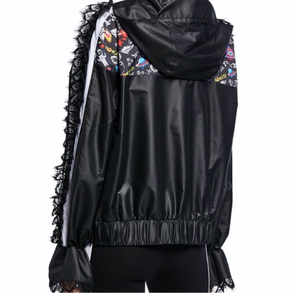 NO KA OI "Knockout" printed track jacket with lace. - Picture 6 of 7